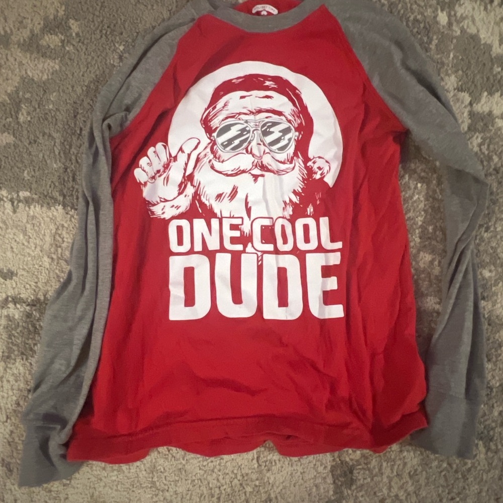 Wondershop Red and Gray Long Sleeve Tee